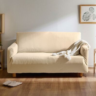 iellio（イエリオ）の「お買得！ワッフルソファカバー＜洗える・伸縮・ソファーカバー・肘あり・肘なし・１人掛・２人掛・３人掛＞（ソファーカバー）」