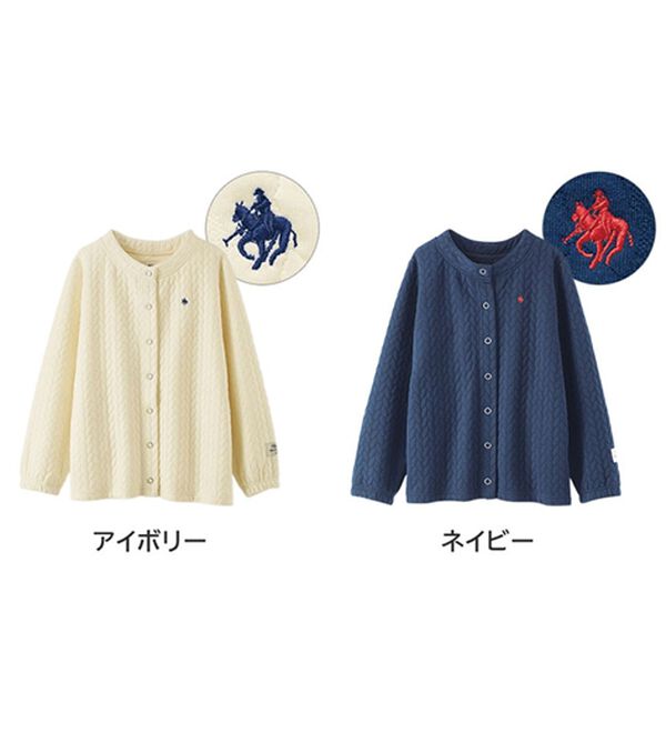 BELLUNA（ベルーナ）の「【ＰＯＬＯ　ＢＣＳ】ジャカード素材カーディガン（その他カーディガン）」｜詳細画像