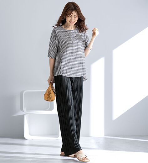 yori ヨリ サマーレギパン ブラック 34 2025年最新yori レギパンの人気