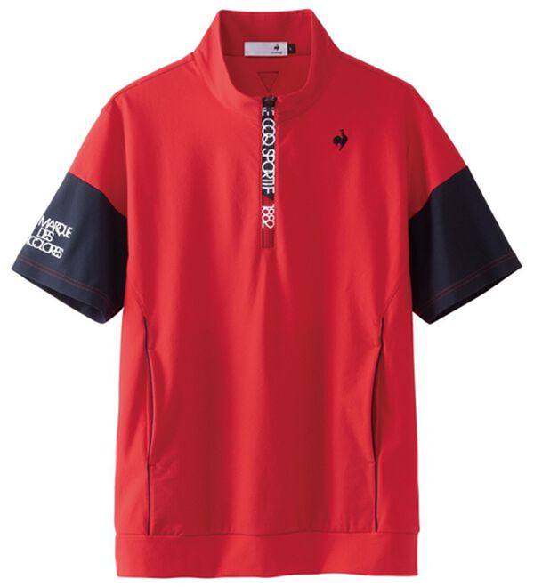 「＜ルコックスポルティフ＞インナー付半袖カットソー（メンズＴシャツ）」｜詳細画像