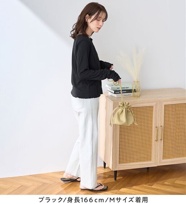 Viola e Viola（ヴィオラ エ ヴィオラ）の「針抜きシアードットボタンカーデ（その他カーディガン）」｜詳細画像