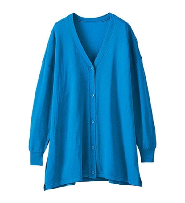 BELLUNA（ベルーナ）の「ボタン使いＶネックカーディガン（ニットカーディガン）」｜詳細画像