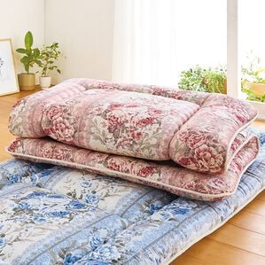 「日本製滅ダニ（Ｒ）シート入り三層敷布団（敷布団）」｜ピンク