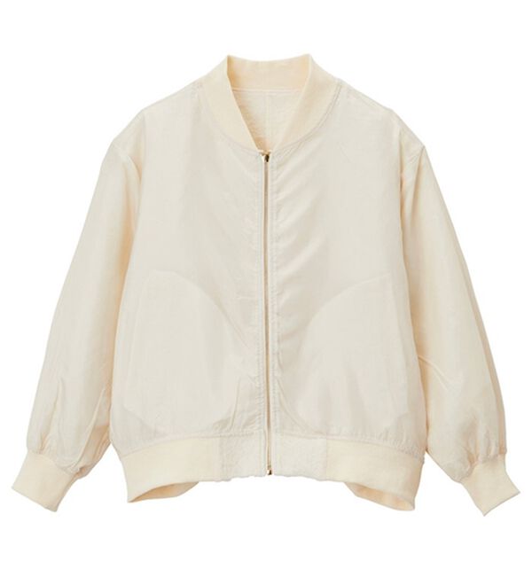 RANAN（ラナン）の「ぽこぽこ素材ボリューム袖ブルゾン（ブルゾン）」｜詳細画像