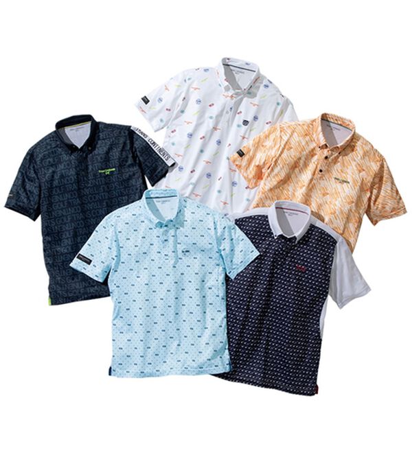 「＜トランスコンチネンツゴルフ＞ドライゴルフポロシャツ（メンズポロシャツ）」｜詳細画像