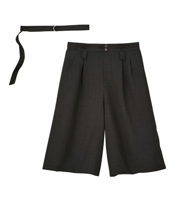 GeeRA（ジーラ）の「ベルト付ショートパンツ（その他パンツ）」｜詳細画像