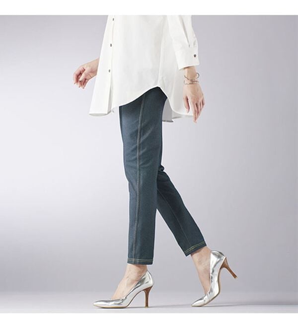 BELLUNA（ベルーナ）の「デニム調レギンス（スパッツ・レギンス）」｜詳細画像