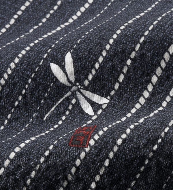 「日本製綿１００％和柄リップルパジャマ（メンズルームウェア）」｜詳細画像