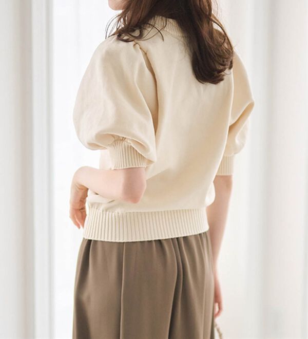 RANAN（ラナン）の「ボリュームパフスリーブニットトップス（ニット・セーター）」｜詳細画像