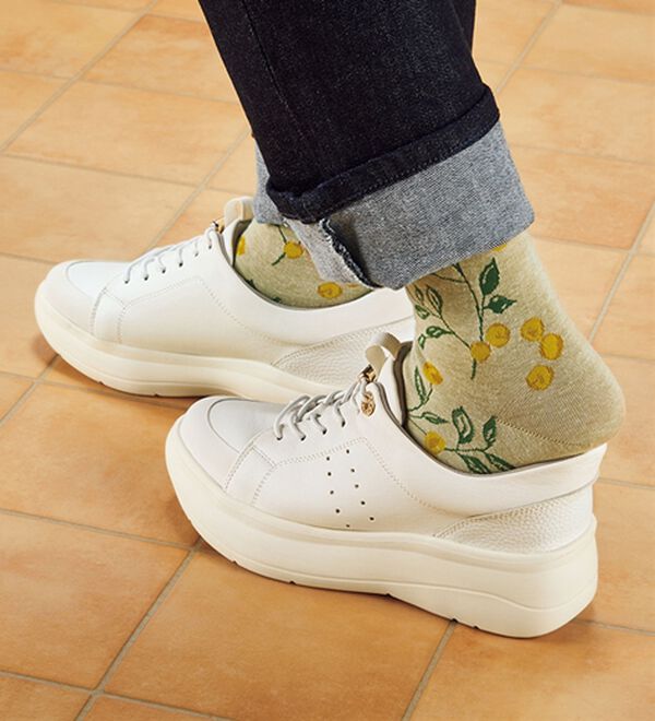 ルフラン（ルフラン）の「【２色組】＜メゾンブランシュ＞ソックス同柄２色組（靴下・ストッキング）」｜詳細画像