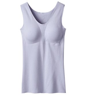 LAVIENNE（ラヴィエンヌ）の「綿混のＳｕ－ｐｉｔａ（スーピタ）カップ付インナー（ブラトップ・カップ付きインナー）」｜ラベンダー