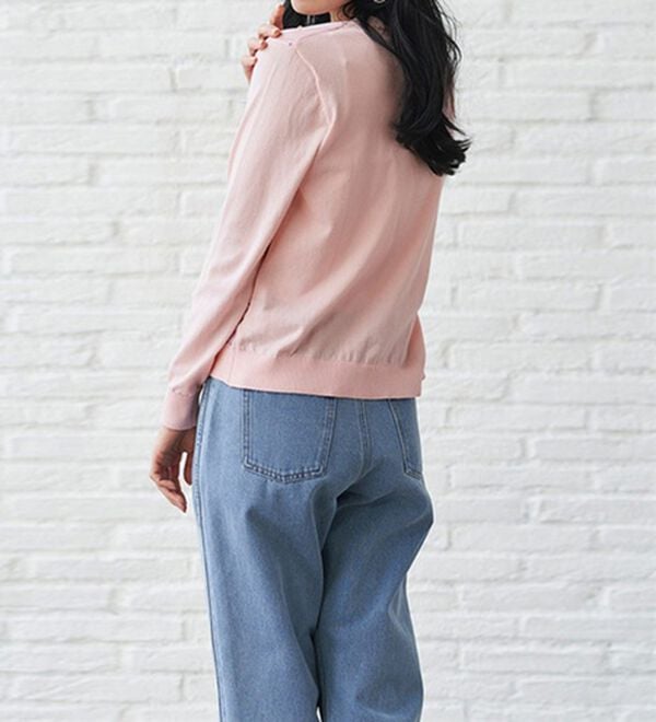 RANAN（ラナン）の「スカーフプリントニットカーディガン（ニットカーディガン）」｜詳細画像