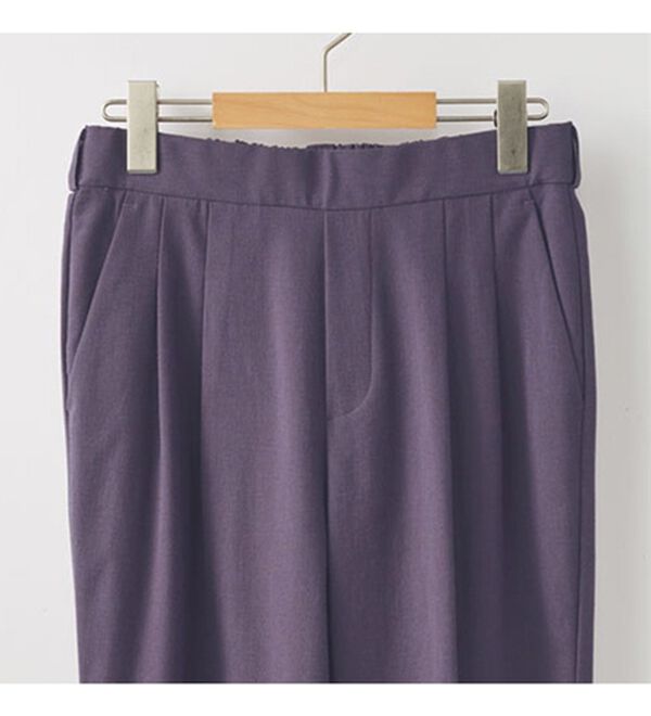 BELLUNA（ベルーナ）の「＜ＳＯＬＯＴＥＸ（Ｒ）＞美脚テーパードパンツ（テーパードパンツ）」｜詳細画像