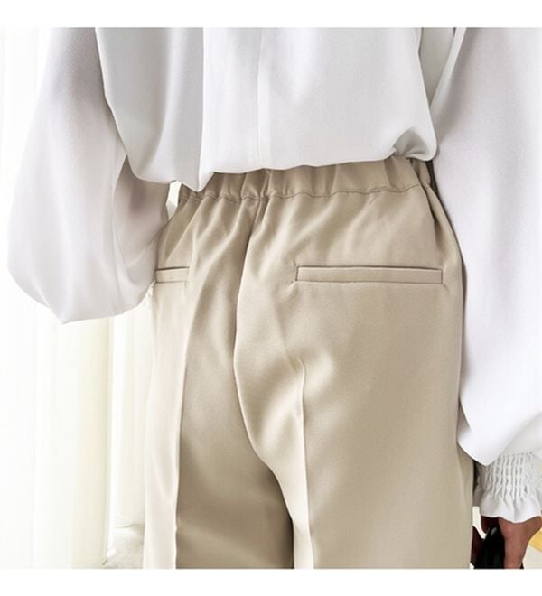 GeeRA（ジーラ）の「美脚きれい魅せ！テーパードパンツ（フルレングスパンツ）」｜詳細画像