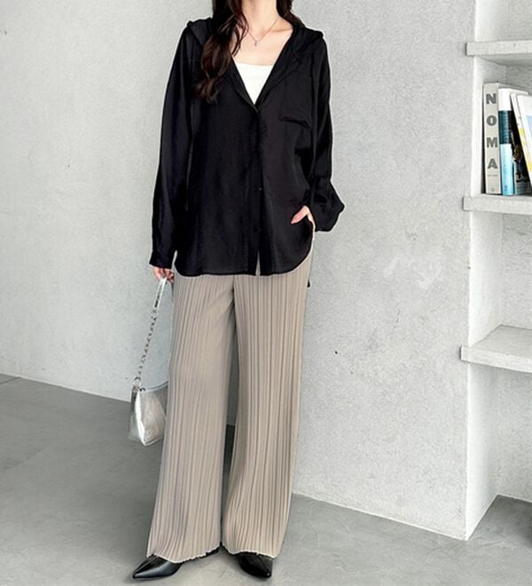 GeeRA（ジーラ）の「【スッキリ細見え】イージー美脚パンツ（フルレングスパンツ）」｜詳細画像