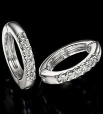 ルフラン（ルフラン）の「煌めきダイヤ　イヤークリップ（イヤリング・ピアス）」