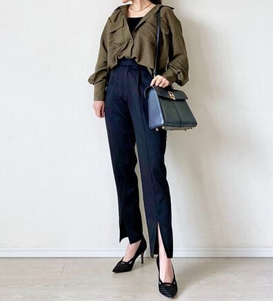 BELLUNA（ベルーナ）の「【低身長さん向け】ポケットデザインゆったりシャツ（シャツ）」