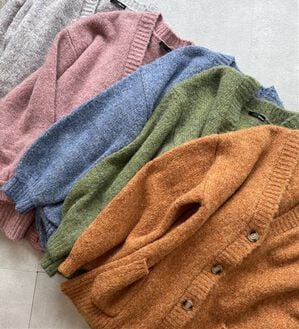 RANAN（ラナン）の「カラーオーバーカーディガン（ニットカーディガン）」｜詳細画像