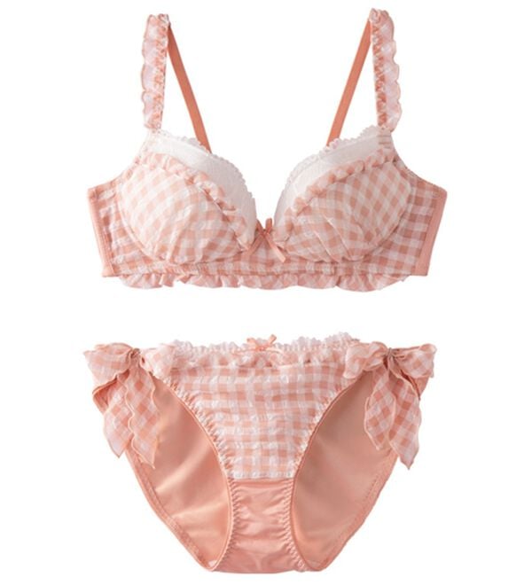 YU'NOW（ユナウ）の「ぷるるん谷間のノンワイヤーブラ＆ショーツ（ブラジャー＆ショーツセット）」｜詳細画像