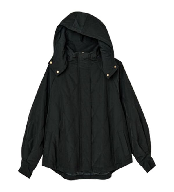 RANAN（ラナン）の「２ｗａｙボリューム袖ライトダウンキルティングアウター（ハーフコート）」｜詳細画像