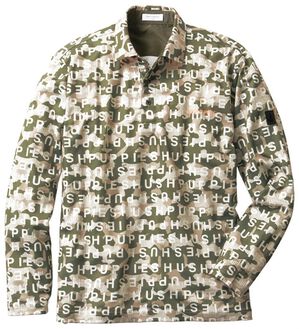 「＜ハッシュパピー・ゴルフ＞ドライタッチ総柄ポロシャツ（メンズポロシャツ）」｜詳細画像