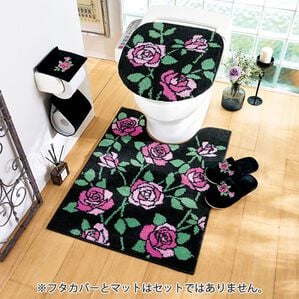 「グレイストイレタリーシリーズ（トイレマット）」｜ブラック