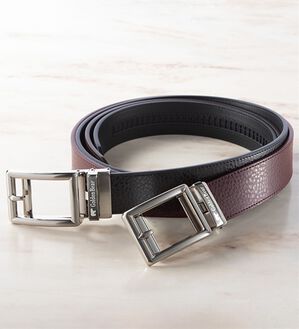 「【２本組】＜ゴールデンベア＞秒で着脱！ラクラク快適ベルト（メンズベルト）」｜ピンタイプ2色組