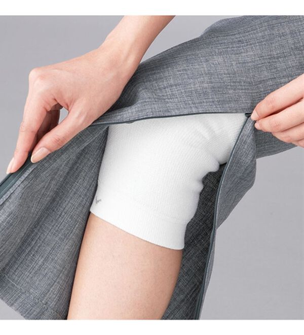 ルフラン（ルフラン）の「【２本組】日本製裾ファスナー付涼やか夏パンツ（フルレングスパンツ）」｜詳細画像