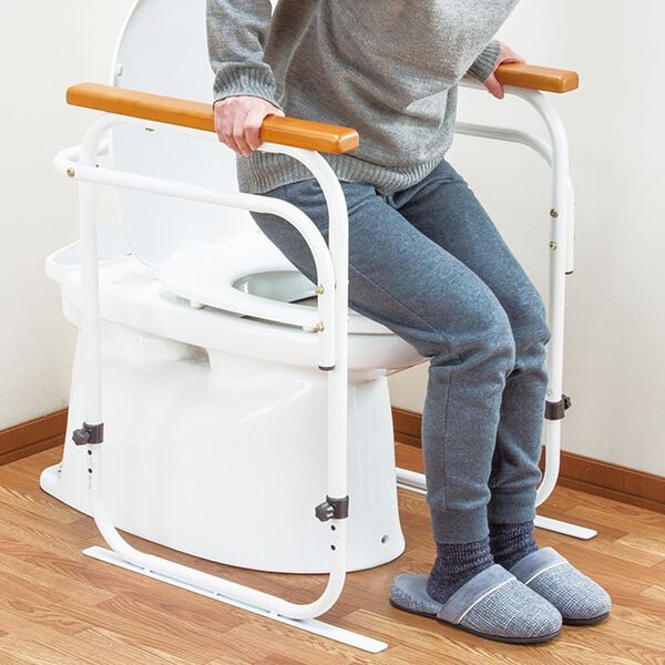 「洋式トイレ据え置き用アーム（その他トイレ用品）」｜詳細画像