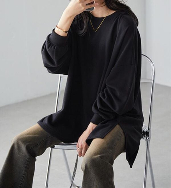 RANAN（ラナン）の「オーバーサイズスウェットＴ（カットソー）」｜詳細画像