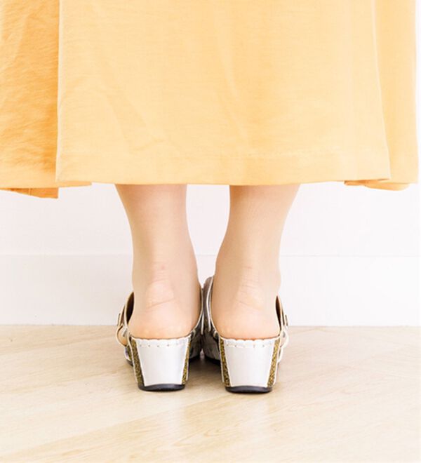 BELLUNA（ベルーナ）の「【３Ｅ／４Ｅ選べる】フットベットウェッジサンダル（サンダル・ミュール）」｜詳細画像