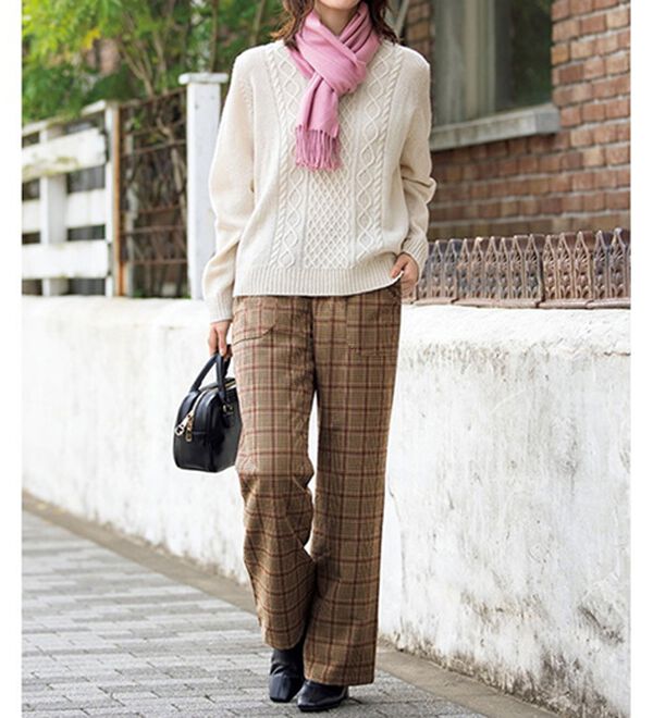 ルフラン（ルフラン）の「【２本組】毛布にくるまれるイージーパンツ（その他パンツ）」｜詳細画像