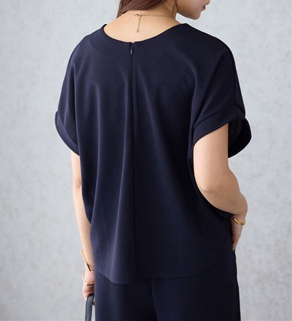 alotta（アロッタ）の「ジップ使いセットアップ（ブラウススーツ）」｜詳細画像