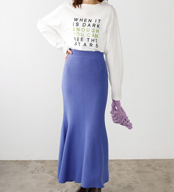 GeeRA（ジーラ）の「綿１００％アソートロゴロングＴｅｅ（カットソー）」｜詳細画像