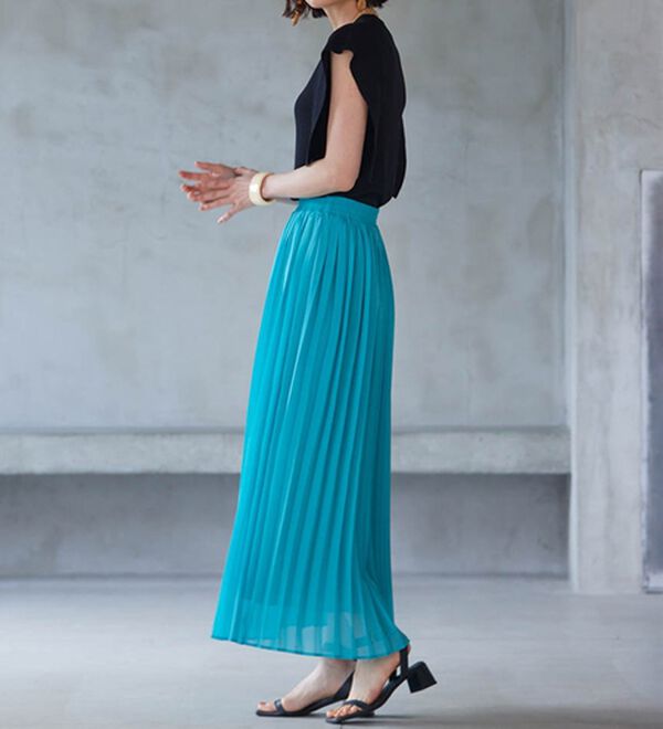 RANAN（ラナン）の「プリーツロングスカート（ロングスカート）」｜詳細画像