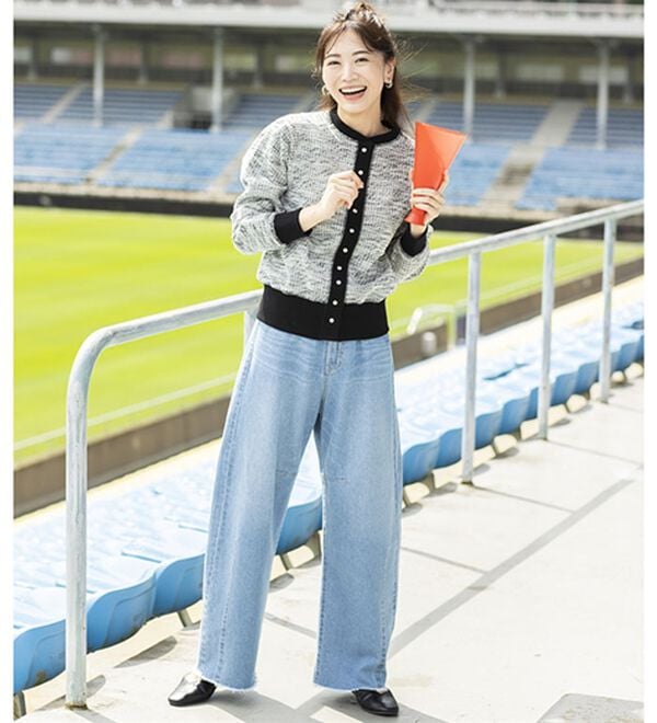 BELLUNA（ベルーナ）の「ツイード見えカーディガン（その他カーディガン）」｜詳細画像