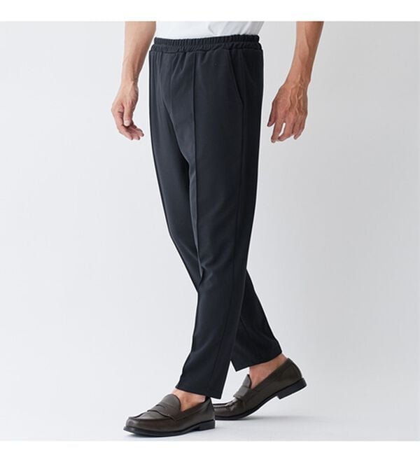 REMEN'S（リメンズ）の「【夏に嬉しい！４つの機能付】カットジョーゼットピンタックパンツ（メンズフルレングスパンツ）」｜詳細画像
