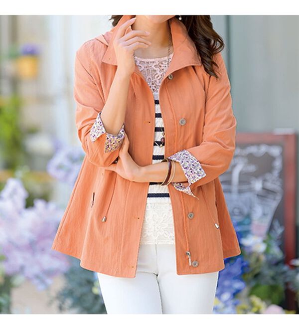 ルフラン（ルフラン）の「かる～い着心地ワッシャージャケット（その他ジャケット）」｜詳細画像