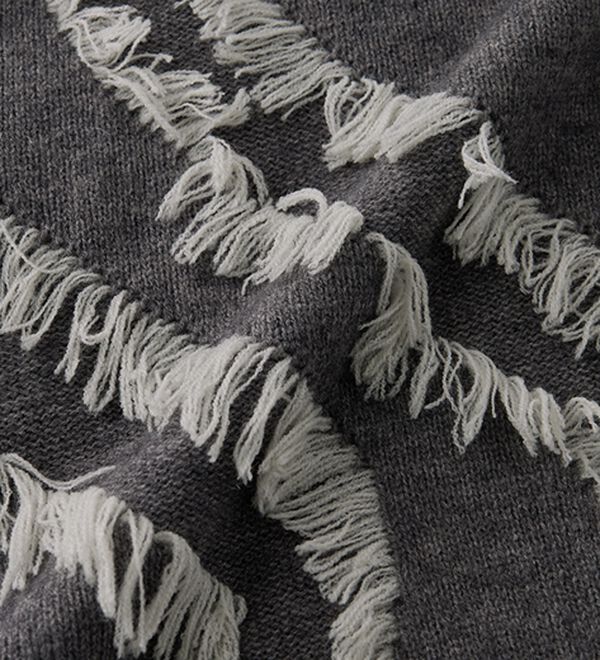 RANAN（ラナン）の「ニュアンスフリンジニット（ニット・セーター）」｜詳細画像