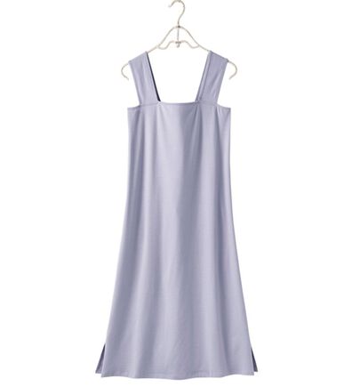 YU'NOW（ユナウ）の「【抗菌防臭】【吸水速乾】ブラ紐隠しのインナーワンピース（スリップ・ペチコート）」