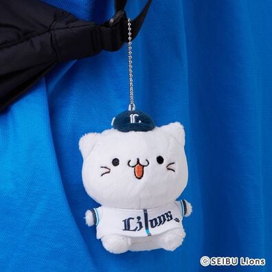 「ライオンズ&times;べるーにゃミニストラップ（おもちゃ・ぬいぐるみ）」