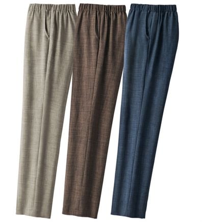 ルフラン（ルフラン）の「【３本組】日本製　風とおる、さらさらパンツ（フルレングスパンツ）」