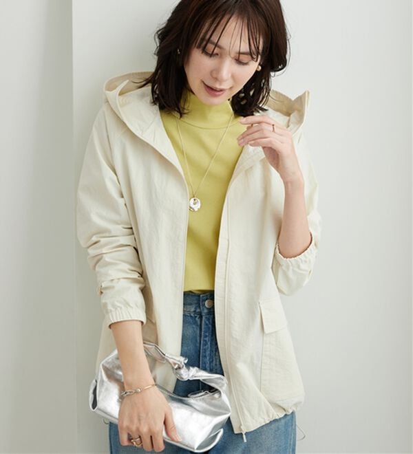 BELLUNA（ベルーナ）の「花粉に負けたくない！マウンテンパーカー（ブルゾン）」｜アイボリー