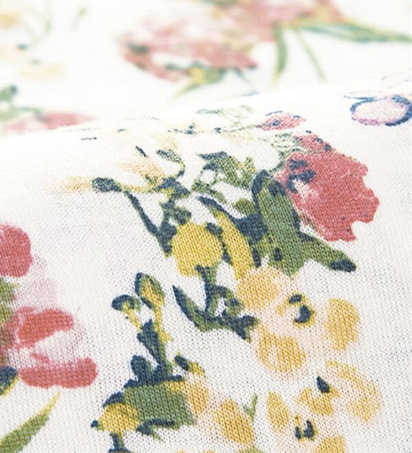 BELLUNA（ベルーナ）の「美人顔シルエット綿混プリントチュニック（チュニック）」｜詳細画像