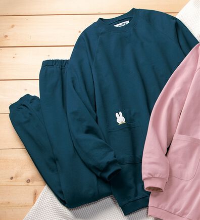 「ミッフィーが可愛いスウェットパジャマ（パジャマ・ルームウェア）」