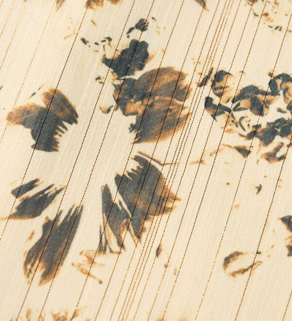 RANAN（ラナン）の「ラメストライプボウタイプリントワンピ（プリントワンピース）」｜詳細画像