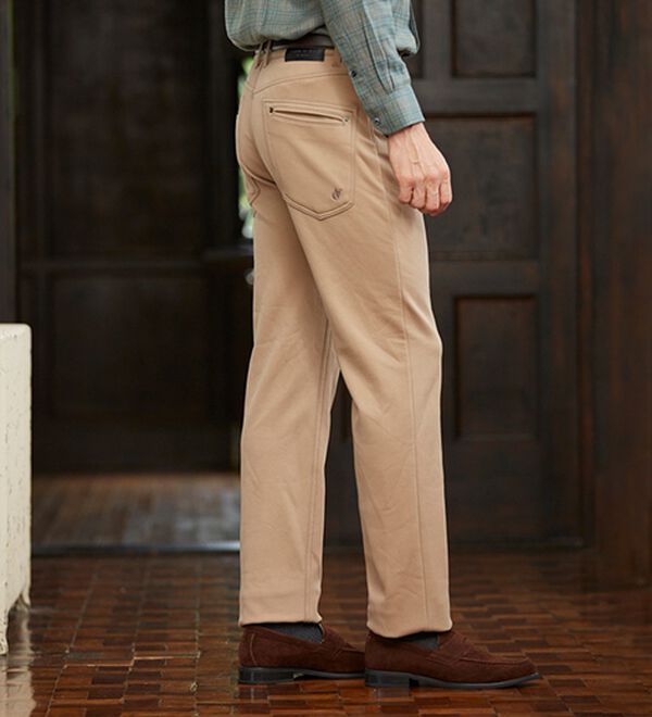 「【３本組】＜コムルヴァン・オム＞３６０&deg;のびのび楽暖パンツ（メンズフルレングスパンツ）」｜詳細画像