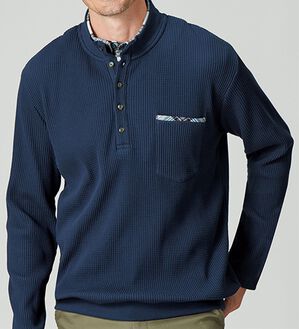 「重ね着いらずのダブル衿トレーナー（メンズトレーナー）」｜詳細画像