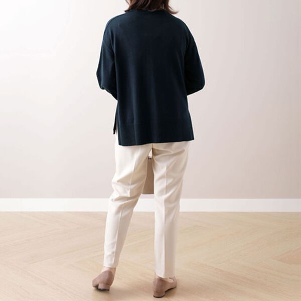 BELLUNA（ベルーナ）の「編地切替デザインニットプルオーバー（ニット・セーター）」｜詳細画像