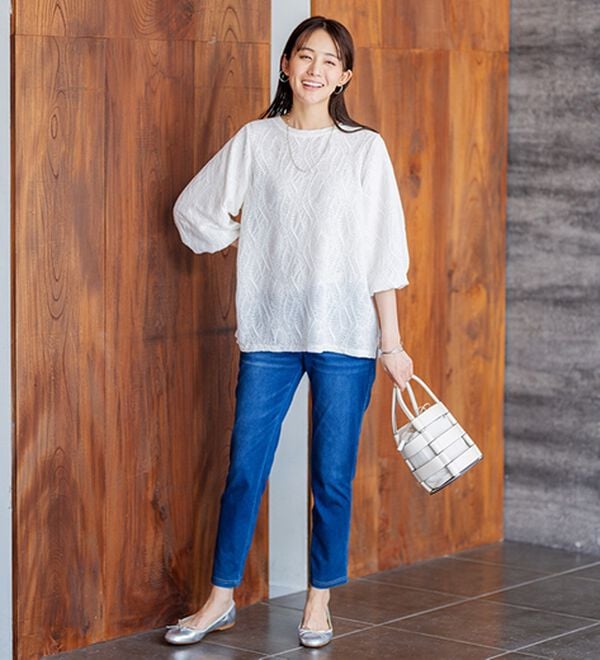 BELLUNA（ベルーナ）の「美ストレッチ素材レギンスパンツ（スパッツ・レギンス）」｜詳細画像